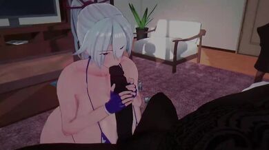 Tomoes doujin AV adventure with her new neighbor