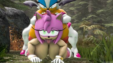 Futa Amy and her Rouge Futa Friends Public Forest F*ck Fest!