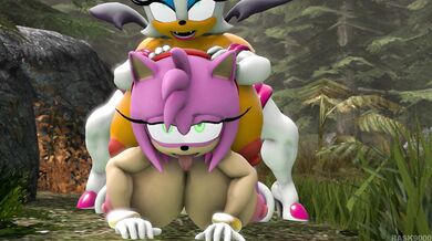 Futa Amy and her Rouge Futa Friends Public Forest F*ck Fest!