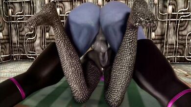 Bulging Cock Succubus Dominates Futa Demoness in Heated Pounding