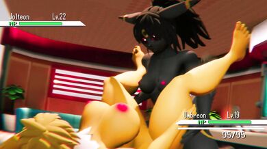 Pokémon Jolteon fucks Umbreon in stunning 4K 60FPS