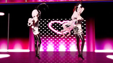 Sexual dance under the big moon by Honkai BBC, where users can enjoy the erotic pleasure of a hentai porn video