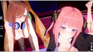 Sexy Maid Miku and Her Sexy Boss Ninos Threesome with a Peh-Koi