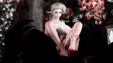 Watch as the sexy elf teases and torments a ravenous werewolf, driving him to unimaginable heights of lust and desire