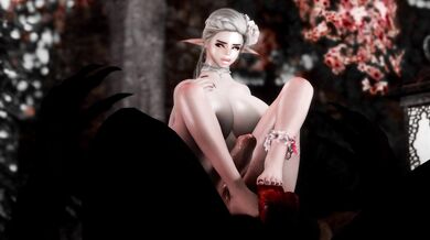 Watch as the sexy elf teases and torments a ravenous werewolf, driving him to unimaginable heights of lust and desire