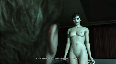 In a rainy evening, Madison is seen strip teasing her way out of her wet clothes and finally ending up nude in front of the camera