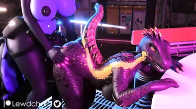 Lustful Lizards on the Loose: A Hardcore Hentai Adventure