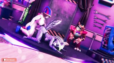 Roxanne Wolfs Ultimate 3D Hentai Adventure with Pomni and X in Redux