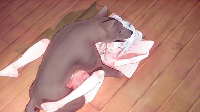 Wet & Messy Sex with Ant and Jenas in Azur Lane!