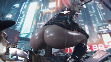 Batmans Cock Meets Harley Quinns Reverse Cowgirl Position, With Splooge (No Words)