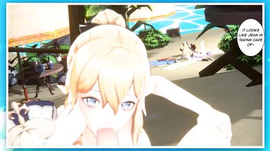 Horny Jean and the Beach Episode 4k - A Hentai Adventure!