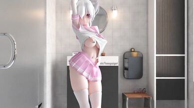 A sexy lady with an irresistible body is being teased and tormented by her lover, who cant help but touch every inch of her perfect curves!