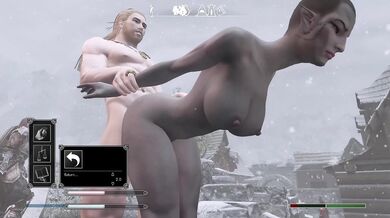 Dungeon Master and Nordic Beauty, an Interracial Encounter