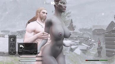Dungeon Master and Nordic Beauty, an Interracial Encounter
