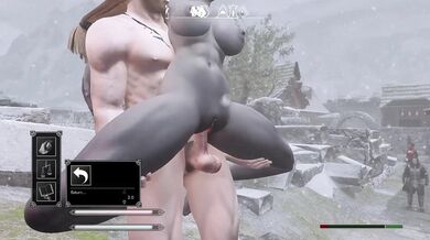 Dungeon Master and Nordic Beauty, an Interracial Encounter
