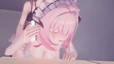 【NTR】Elysia and Kafka get it on in a steamy love scene