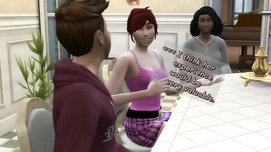 The Maid in Red (Part 1): A Futa Working Hard and Pleasing Her Boss