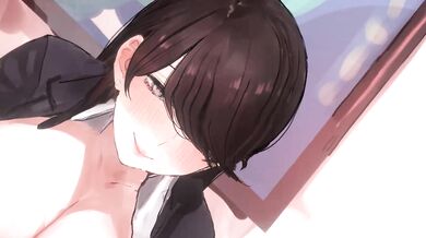 One Night Stand - The Office Lady Drinks Too Much and Gets Reverse Raped in the Blue Room [Blue Color Lab]