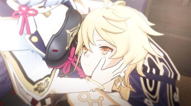 Ayaka Kamisatos steamy love affair with the Aether 4k