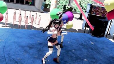 Groped by the Giant Tentacles of Hentai Moyako and Her Boyfriend