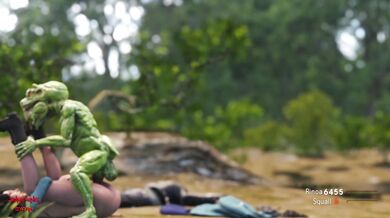 Sexy Geek Girl Huge Dildo: Game Over [Double Penetration]