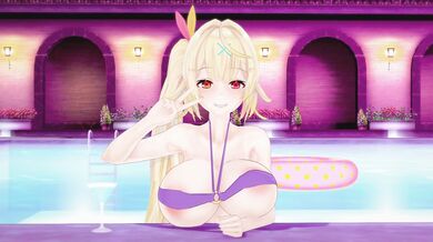 Hentai Pick Up Men at Night Pool: The Erotic Adventures of Hskw