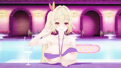 Hentai Pick Up Men at Night Pool: The Erotic Adventures of Hskw