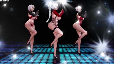 Getting Naughty with RWBYs Schnee Trio while Dancing to the Rolling Stones!