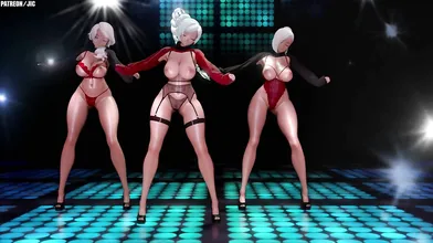 Getting Naughty with RWBYs Schnee Trio while Dancing to the Rolling Stones!