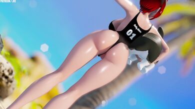 RWBY Ruby Dancing In Deep Town Blue: The Hentai Adventure