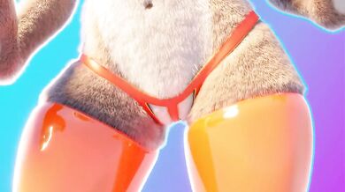 Straight Porn in a Public Place - Officer Judy Hopps Gets Her Ass Pounded in the Parking Garage