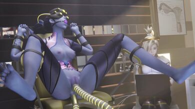 The Seductive Sex Robot: Bound and Tortured by Widowmaker in Ultra HD 4K Resolution