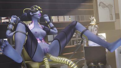 The Seductive Sex Robot: Bound and Tortured by Widowmaker in Ultra HD 4K Resolution