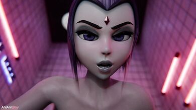 Horny AniAniBoy Bounces His Rack On Lucky Days Naked Body