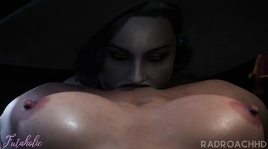 Rewritten as: The Lady Dimitrescus 3-way [4K] Hentai Porn Video featuring Futaholic and Radroach