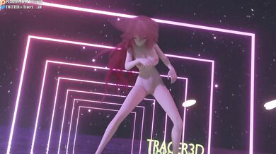 Busty Miko Genshin gets naked and fucked during a sexy impact hit-and-run