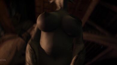 Watch as Drakeena and Dragonborn engage in a legendary sexual encounter with the mythical creature Jan!