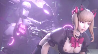 Rewired: DVa and Her Mech Dildo in 4k Ultra Definition