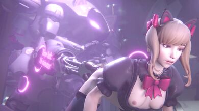 Rewired: DVa and Her Mech Dildo in 4k Ultra Definition