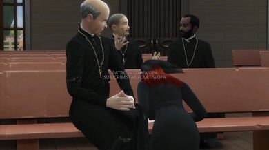 The Naughty Nuns Secret Desires Unleashed, as She Stumbles Upon a Priest and Then Goes Down on His Cock with Intense Pleasure