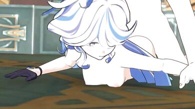Watch as Furina gets fucked from behind by a mysterious stranger in this erotic HENTAI PORN video!