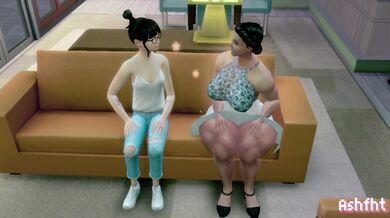 Watch as a young man visits his neighbor, an irresistible MILF who seduces him with her hot body and tempting charm