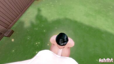 Watch as a young man visits his neighbor, an irresistible MILF who seduces him with her hot body and tempting charm