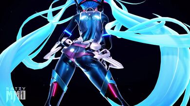 Miku’s sexy ass explodes into a bomb! (With panty shots)
