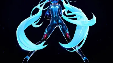 Miku’s sexy ass explodes into a bomb! (With panty shots)