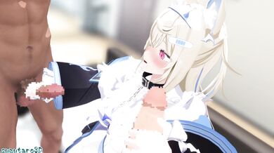 Suzutaro Gets Fucked by a Double Handjob