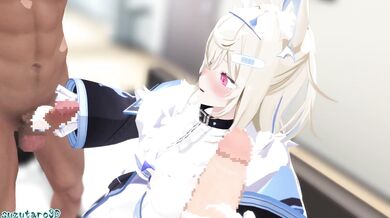 Suzutaro Gets Fucked by a Double Handjob