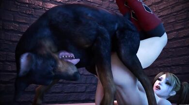 Riding the Dog Reverse Press with Harley in Ultimate 3D Hentai Style