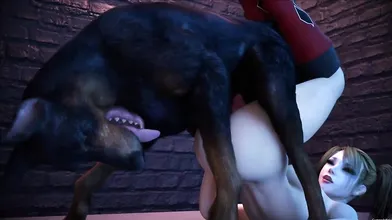 Riding the Dog Reverse Press with Harley in Ultimate 3D Hentai Style