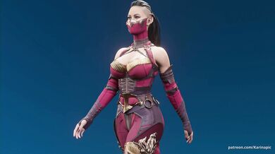 Mileenas Sultry Stroll Through the City